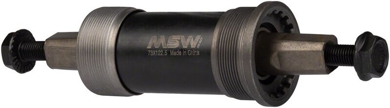 MSW ST100 Square Taper English Bottom Bracket - 73 x 122.5mm