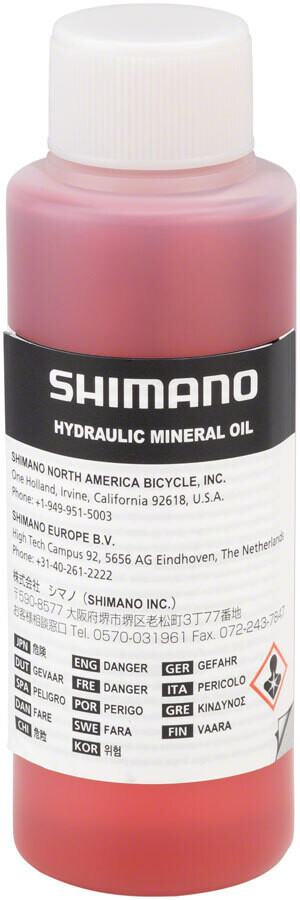 Shimano SM-DBOIL Mineral Oil Disc Brake Fluid, 100ml