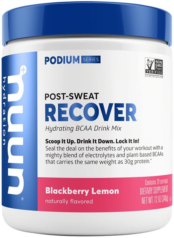 Nuun Recover Hydration Drink Mix: Blackberry Lemon, 20 Serving Canister
