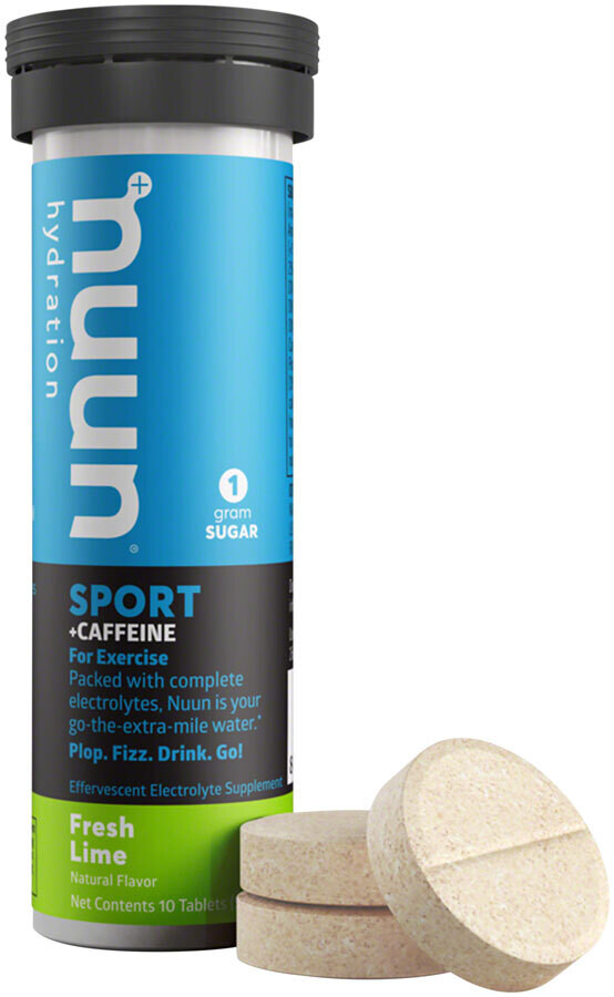 Nuun Sport + Caffeine Hydration Tablets: Fresh Lime