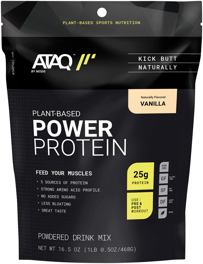 ATAQ by MODe Plant Based Protein Mix - Vanilla, 14 Serving Resealable Pouch