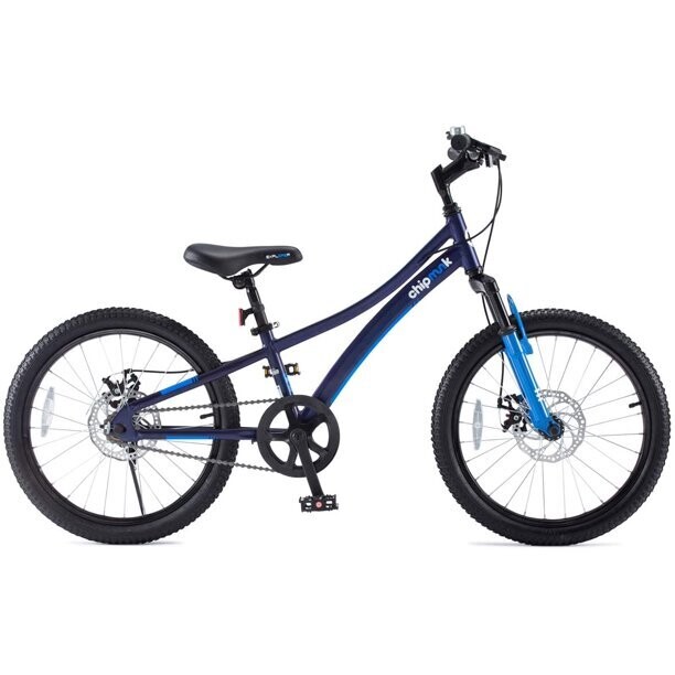 Royalbaby Boys Girls Kids Bike Explorer 20'' Inch Bicycle Front Suspension Aluminum Child's Cycle with Disc Brakes Blue