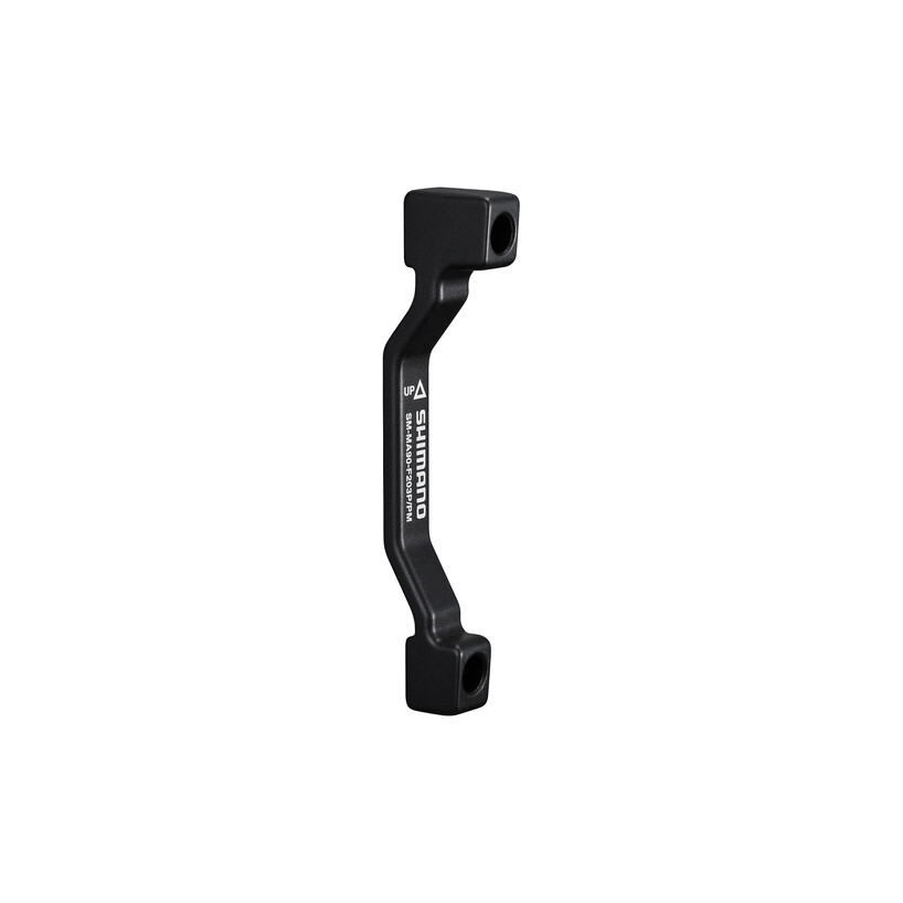 SHIMANO MOUNT ADAPTER FOR DISC BRAKE CALIPER, SM-MA90-F203P/PM, POST MOUNT TO POST MOUNT, 180MM TO 203MM