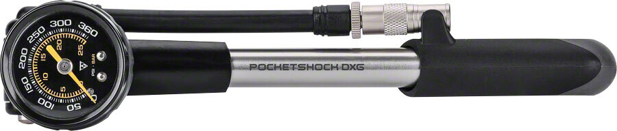 Topeak Pocketshock DXG Pump: Black/Silver