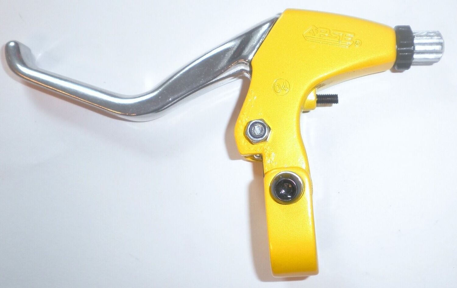 ANODIZED YELLOW/SILVER CUSTOM LOW RIDER BICYCLE BRAKE LEVER PART one pair