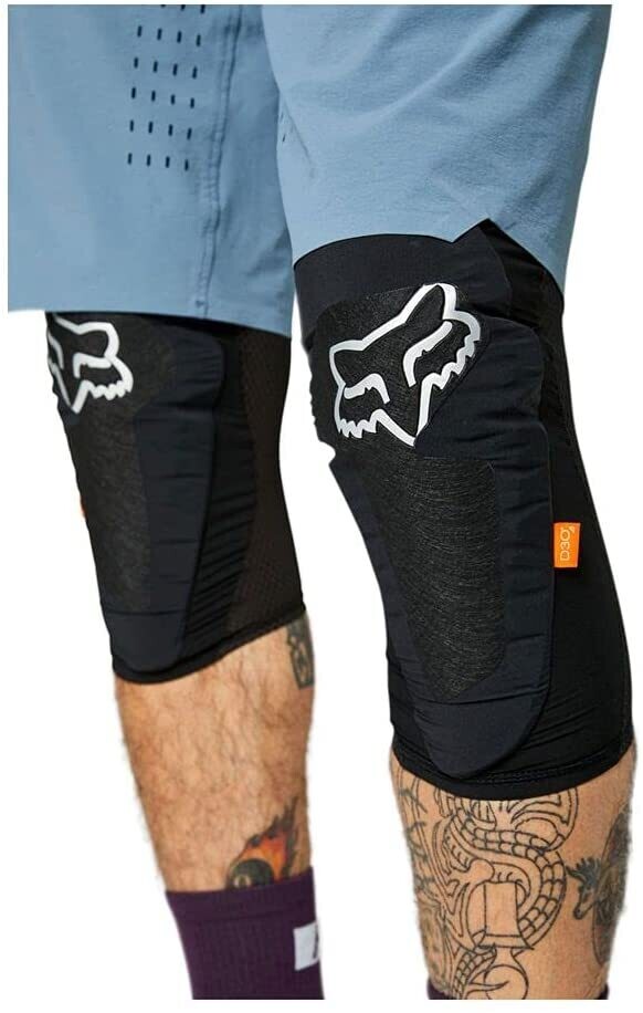Fox Racing Enduro D30 Knee Guard, Mountain Bike Knee Guards, MTB Protective Gear, Black, Small
