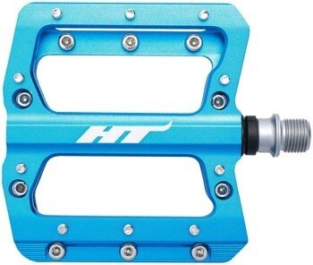 HT AN14A Nano Pedals - Platform, Aluminum, 9/16&quot;, Marine Blue