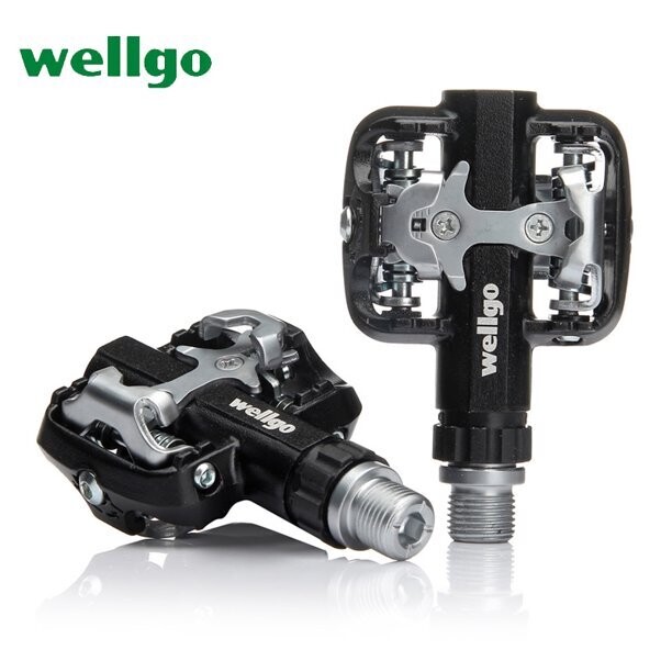 Wellgo M279DU Self-Locking mountain bike pedals mtb clipless pedal  Alloy MTB Bicycle Pedals Black