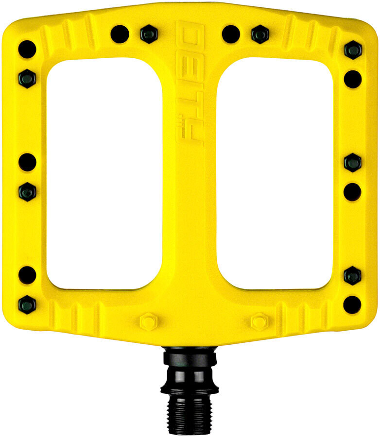 Deity Components Deftrap Pedal - Platform, Composite, 9/16", Yellow