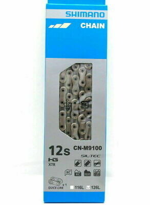 Shimano XTR CN-M9100 12-Speed Chain with Quick-Link 126 Links K7618