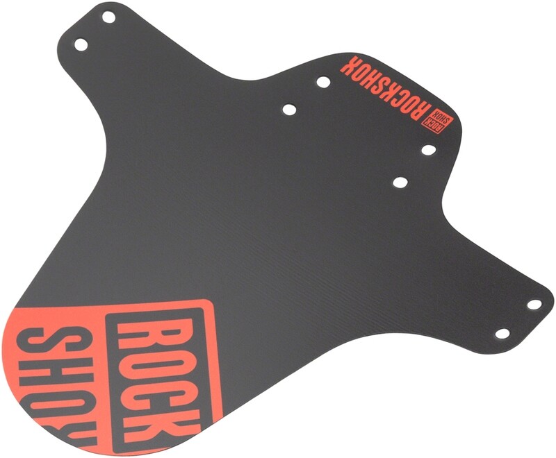 RockShox MTB Fender Black with Fire Red Print