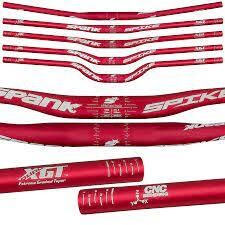 Spank Spike 800 Race Riser Bar 31.8mm Clamp 15mm Rise - Red