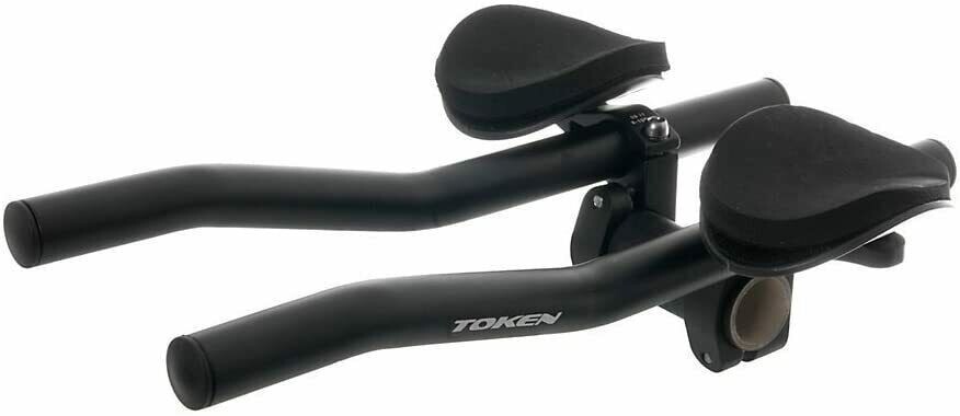 Token Alloy Clip on Aero Bar Tk9741-2 S Bend Time Trial Triathlon Tri Bars