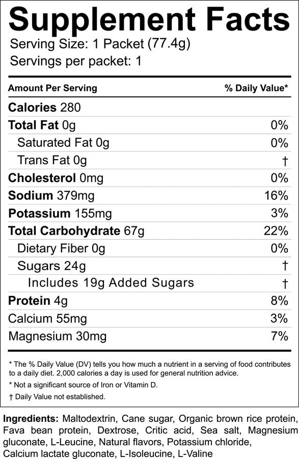 Infinit Nutrition Go Far Energy Drink Mix - Fruit Punch, 18 Serving Bag, Vegan