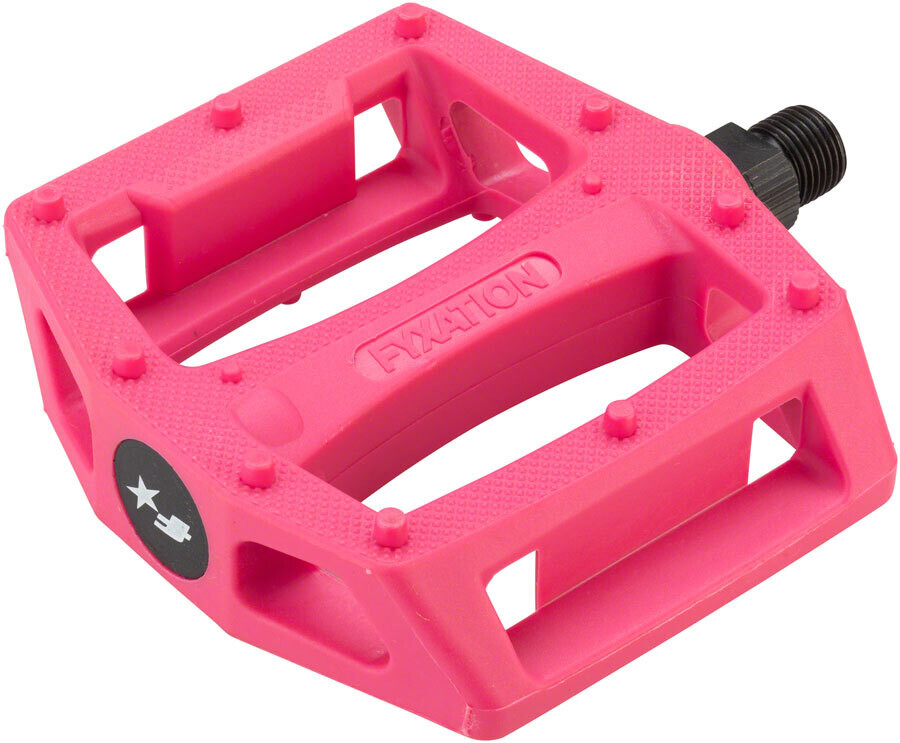 Fyxation Gates Pedals - Platform, 9/16", Plastic, Pink