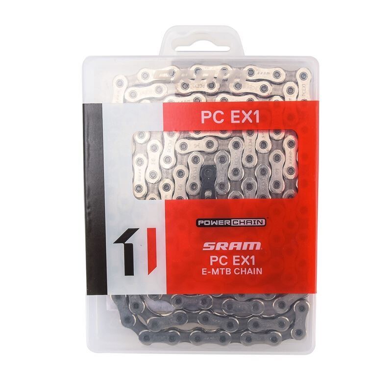 SRAM EX1 Chain - 10-Speed, 144 Links, For Use With 8-Speed EX1 Drivetrains, Silver/Gray