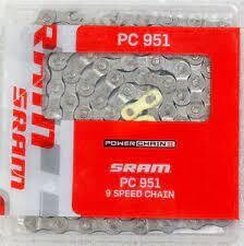 SRAM PC-951 9 speed Gray Chain with Powerlink 6671