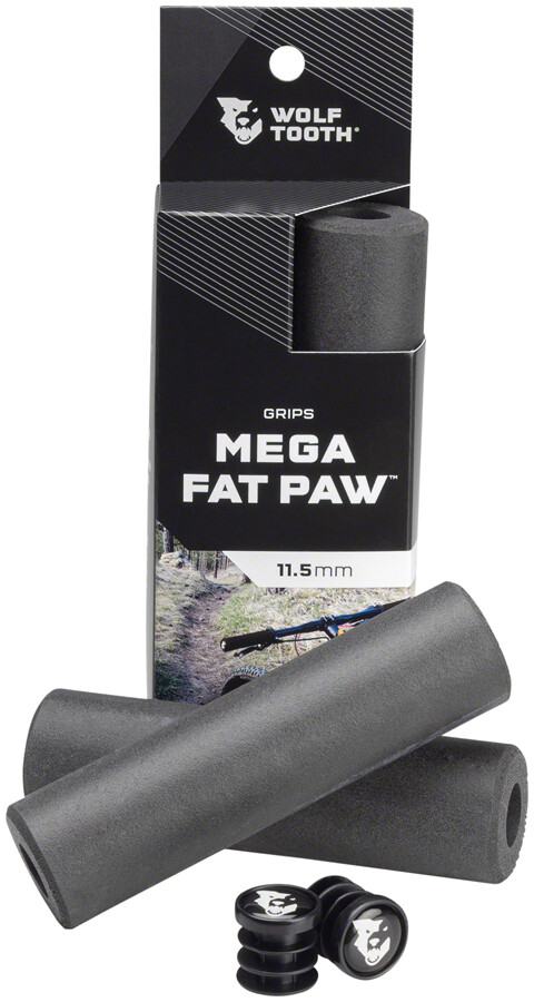 Wolf Tooth Mega Fat Paw Grips - Black