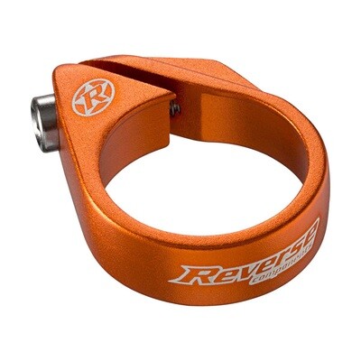 Reverse Bolt Seatpost Clamp, 34.9mm, Orange