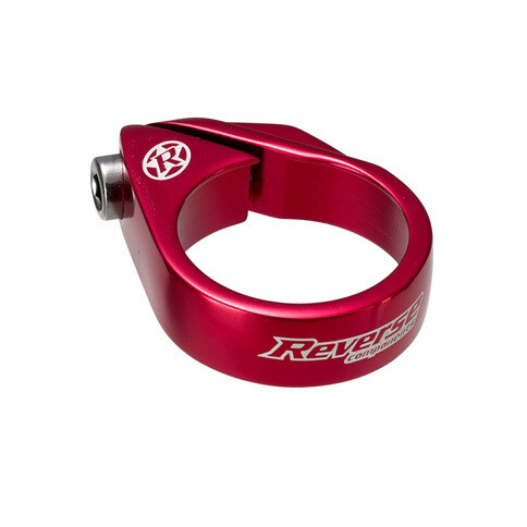 Reverse Bolt Seatpost Clamp, 31.8mm, Red