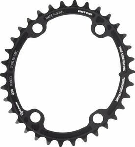 Rotor Q-Ring 110 x 4 Asymmetric BCD Oval Chainring: 36t inner for use with 52t outer rings