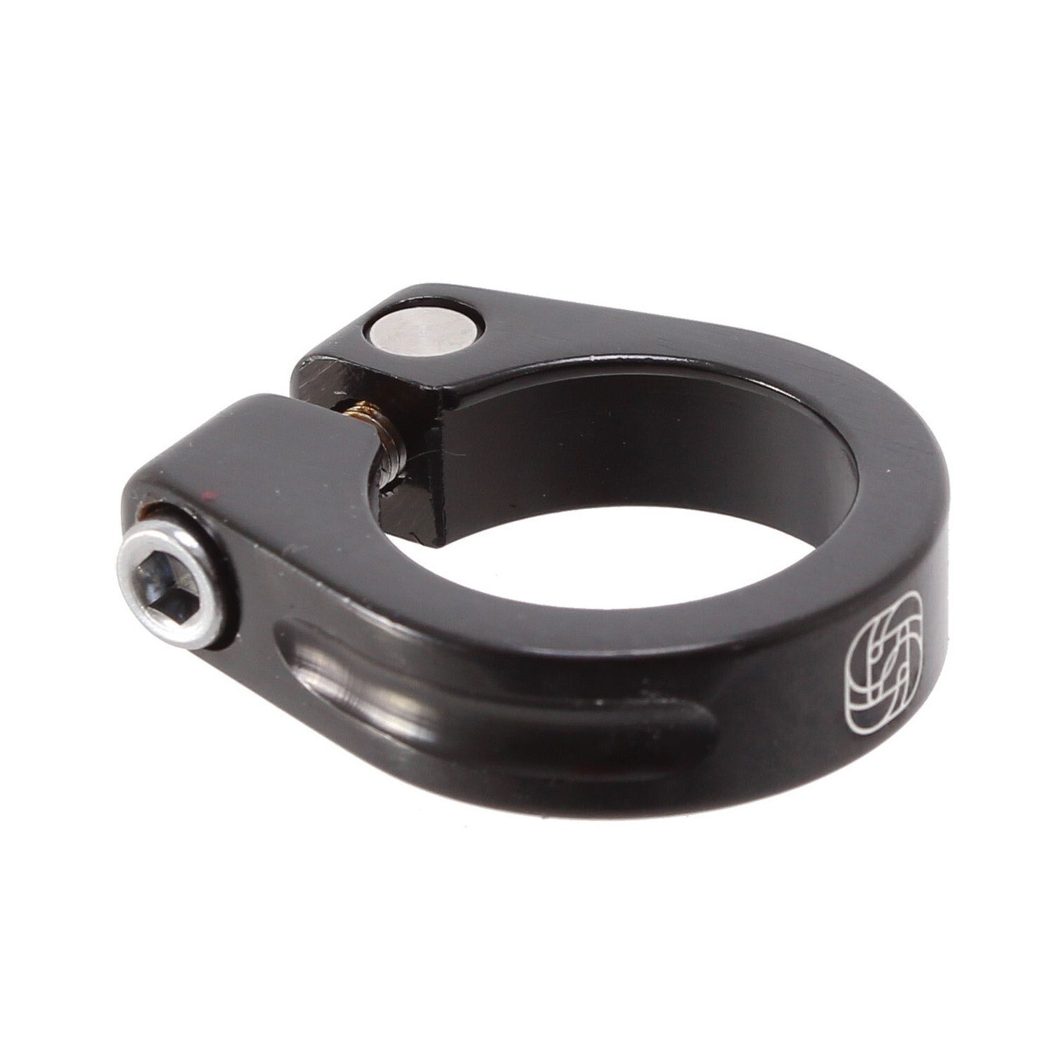 Gusset Clench Seat Clamp w/ Bolt, 30.0mm Black