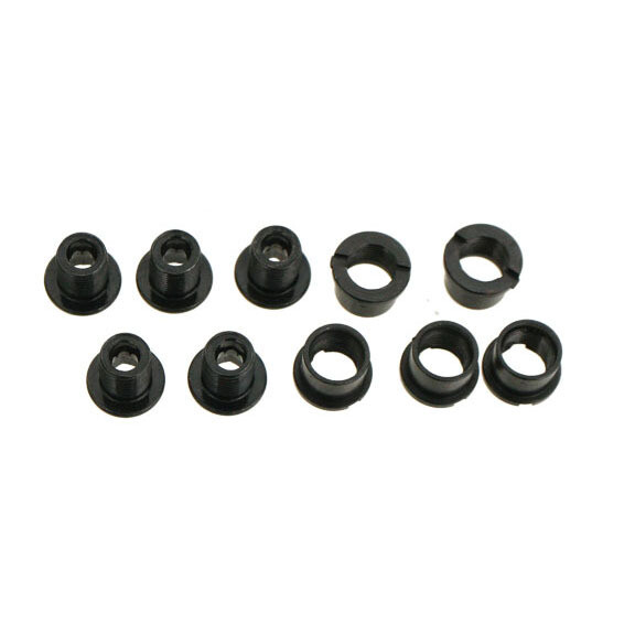 Race Face Steel Outer Chainring Bolts, Set/5 - Black
