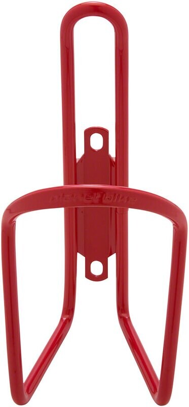 Planet Bike Alloy 6.2mm Water Bottle Cage - Aluminum, Red