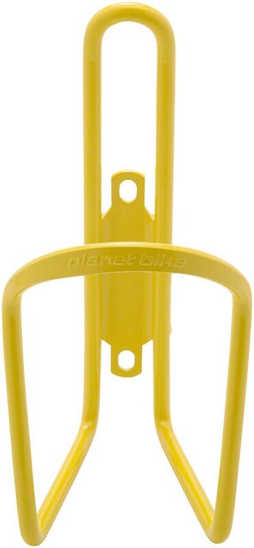 Planet Bike Alloy 6.2mm Water Bottle Cage - Aluminum, Yellow