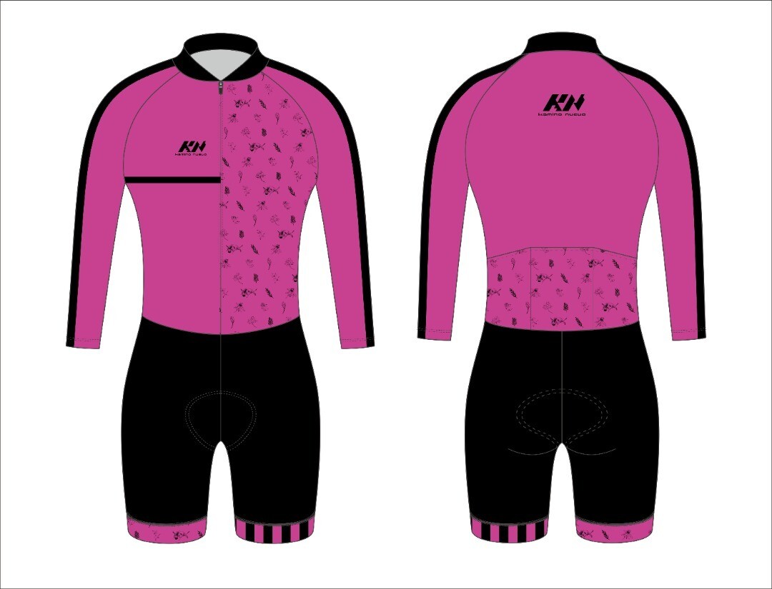 Kamino Nuevo Skinsuits Purple Flowers XS