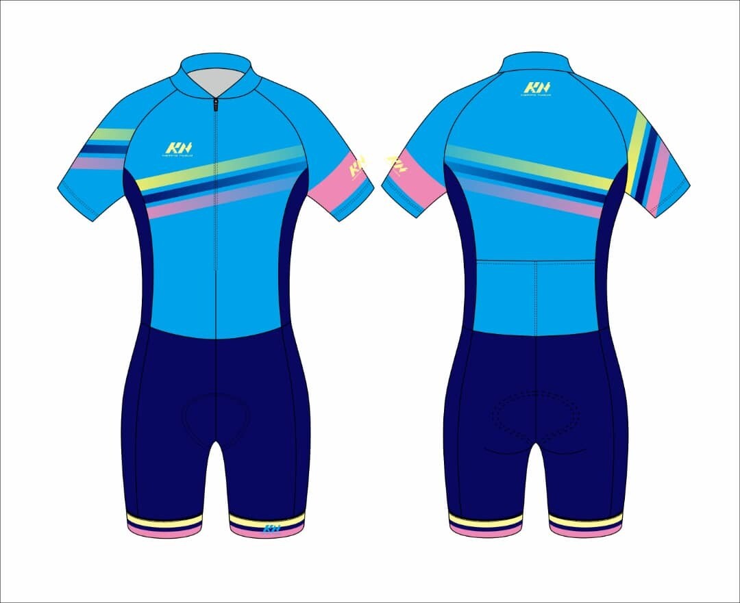 Kamino Nuevo Skinsuits Blue Rainbow XXS