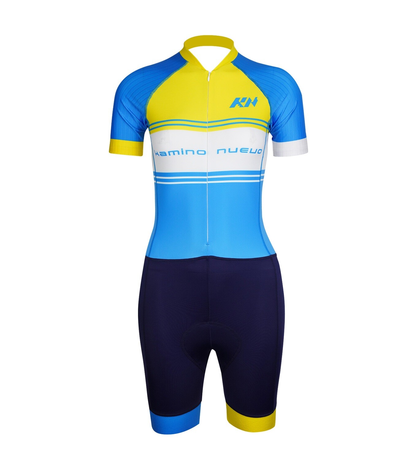 Kamino Nuevo Skinsuits Pro Cut Yellow/Blue XS