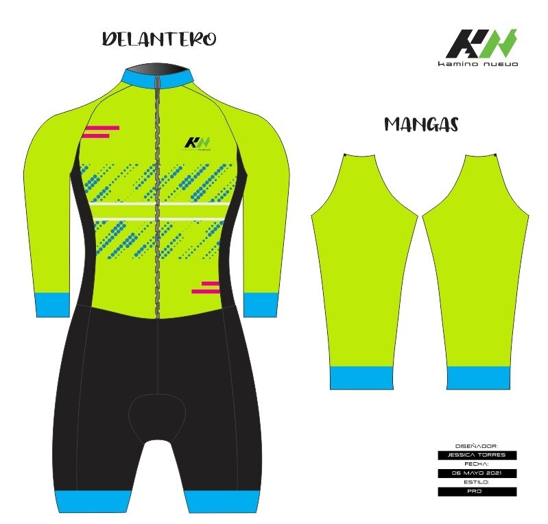 Kamino Nuevo Skinsuits Pro Blue Burble 2XS