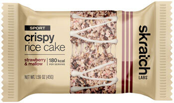 Skratch Labs Crispy Rice Cake Bar - Strawberry and Mallow