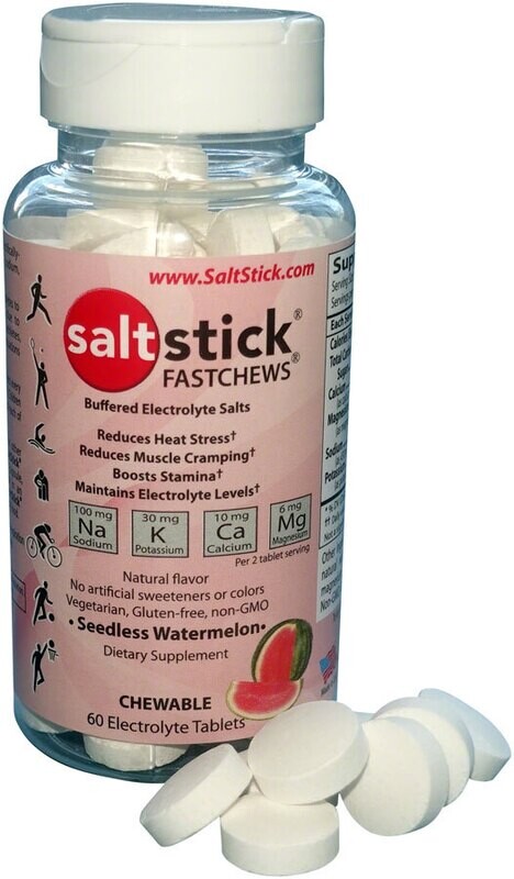 Saltstick Fastchews Chewable Electrolyte Tablets: Bottle of 60