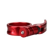 Gub CX18 Alloy Seatpost Clamp (Red, 31.8mm)