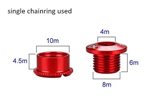 GUB Single Speed Chainrings Bolts 5pcs lot Red  Red 