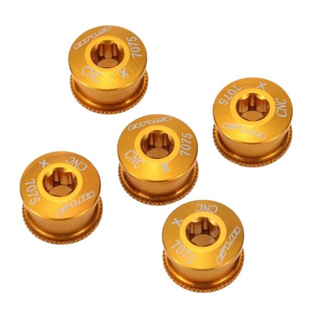 GUB extended  Chainrings Bolts 5pcs lot Gold
