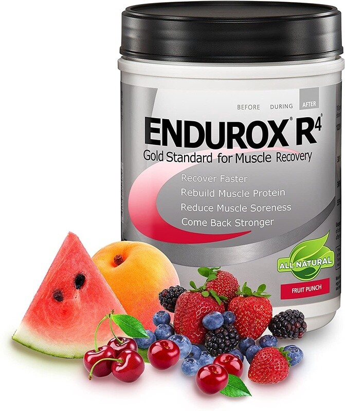 Endurox R4, All Natural Post Workout Recovery Drink Mix with Protein, Carbs, Electrolytes and Antioxidants for Superior Muscle Recovery, Net Wt. 2.29 lb, 14 Serving (Fruit Punch)