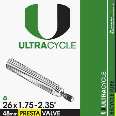 ULTRACYCLE PRESTA VALVE TUBES,  26'' x 1.75-2.35'',  48 mm