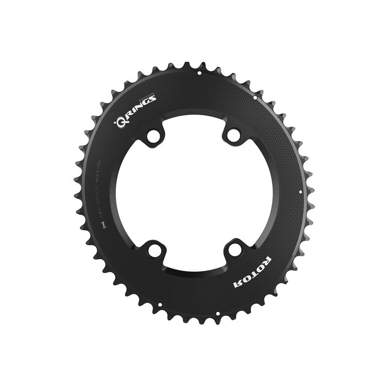ROTOR Chainring Q-Rings Aero oval 2-speed BCD 110 mm | 4-Hole for Rotor ALDHU | Shimano Road outer Ring 52 Teeth