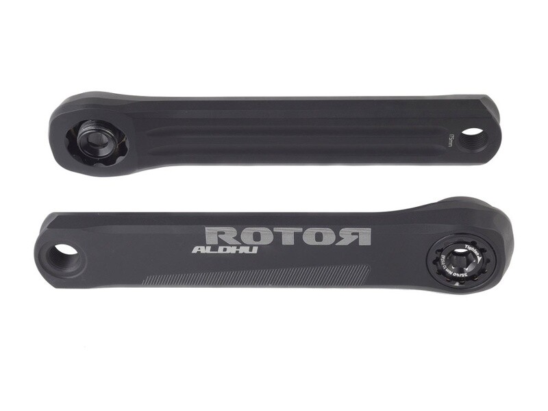Rotor Aldhu 170mm Road Crank Arm Set without spindle spider rings or bottom 