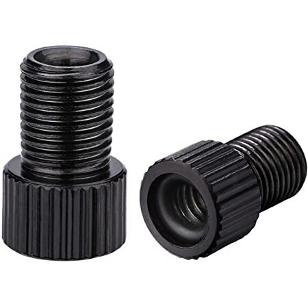 Omega Presta Valve Adapter Black 2-pcs