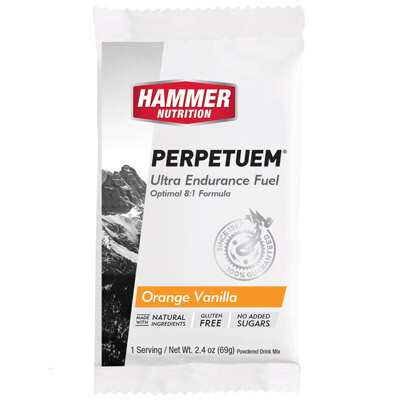 HAMMER NUTRITION PERPETUEM,  Orange-Vanilla 1/2.4 oz (69g)