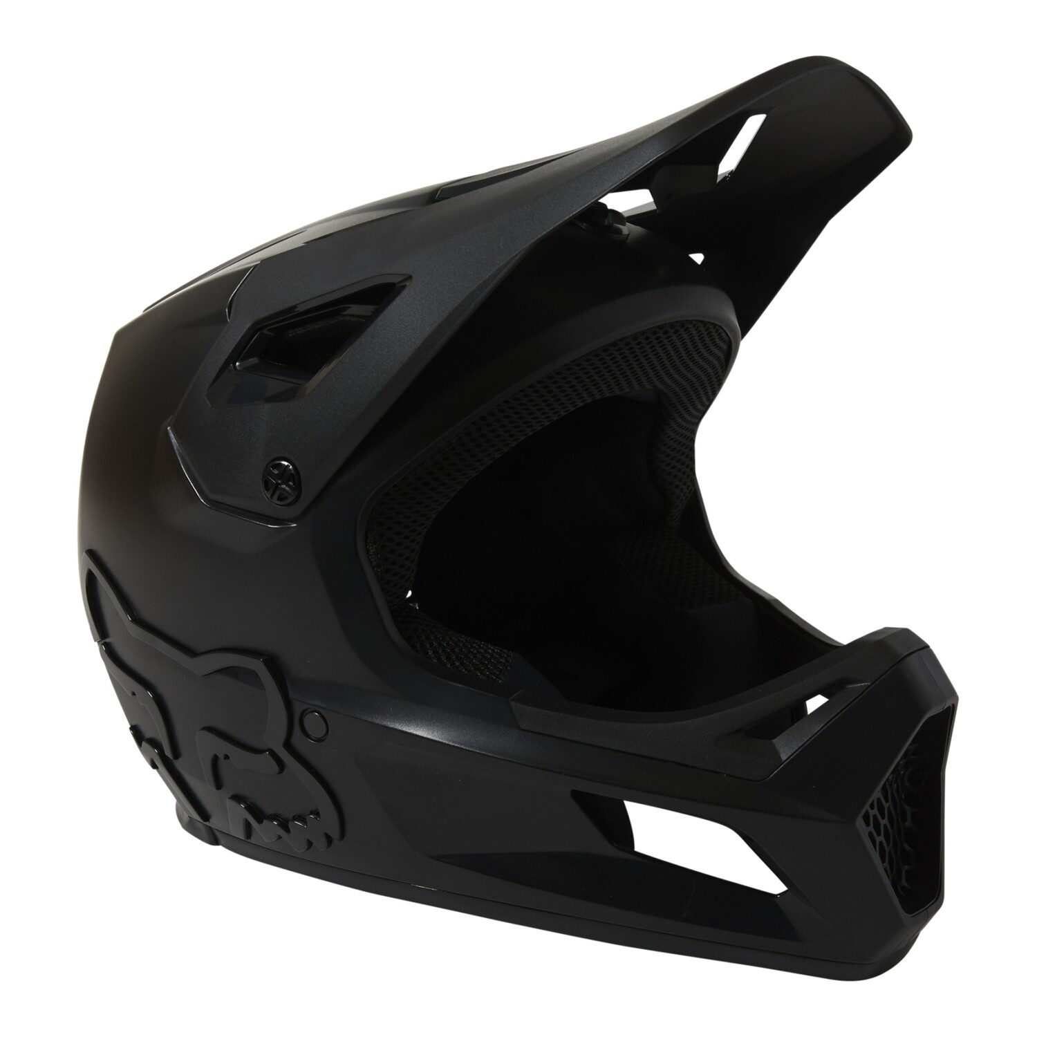 Fox Racing Rampage Full Face Helmet - Black/Black, Small