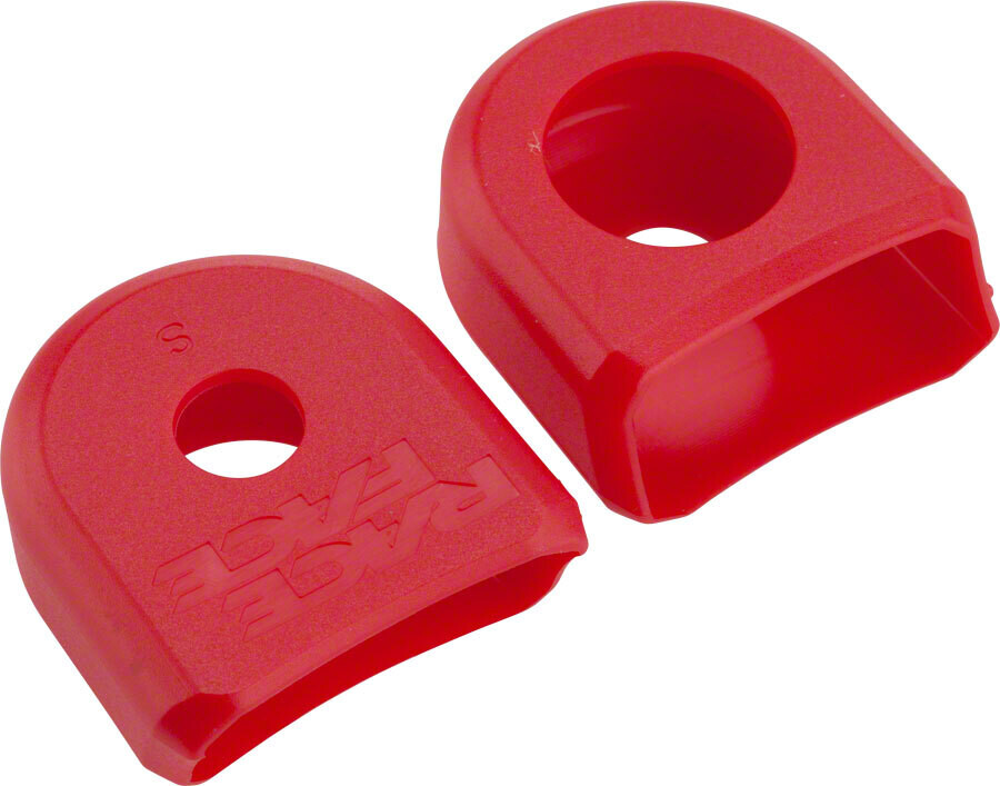 RaceFace Crank Boots: For Alloy Cranks, 2-Pack Red