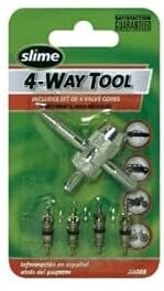 Slime 4-way tool for valves 4pk