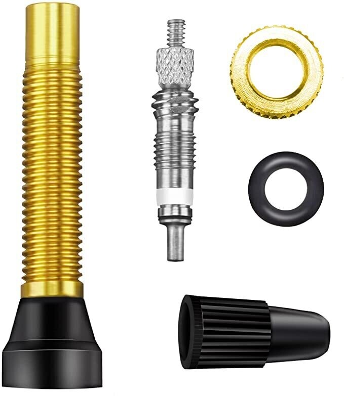 Omega Presta Valve Gold 44mm 1-Pair
