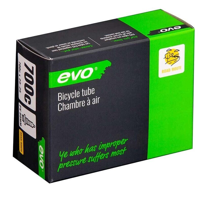 EVO Premium Quality Tubes 700 x 23-25 Presta 80mm