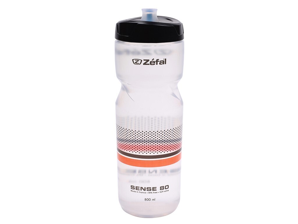 ZÉFAL Water bottle Sense M80 800 ml Translucent / Black / Orange